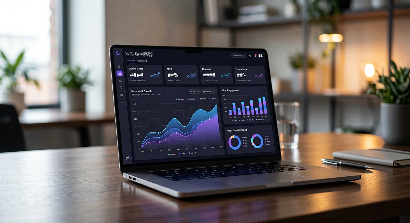 SaaS analytics dashboard